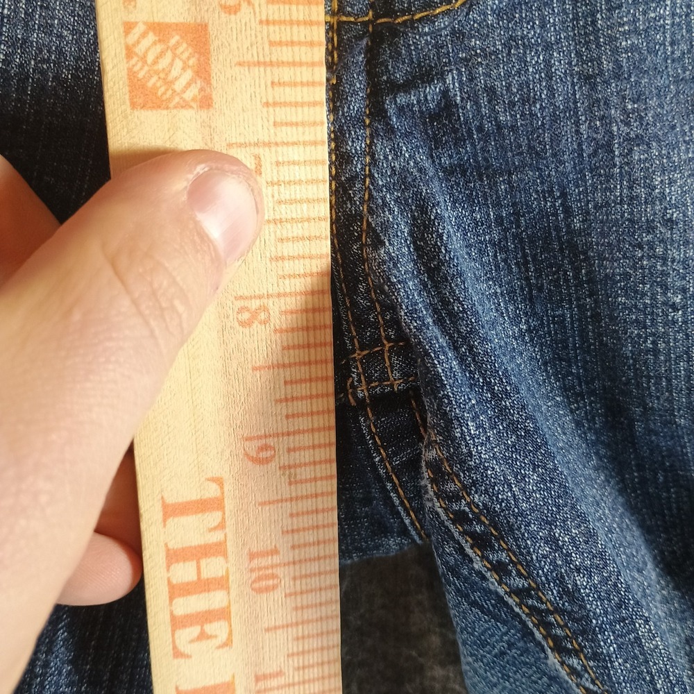 Arizona Jean Co Women 15 Short/Bajo Boot Cut Fit‎ Medium Wash - Picture 8 of 10